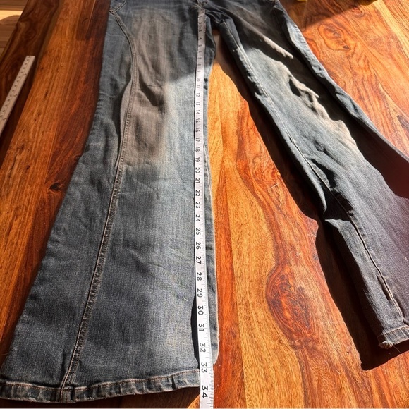 Bebe Jeans vintage Y2K 90s Jil Taille 42 Large Flare low rise - Picture 9 of 12